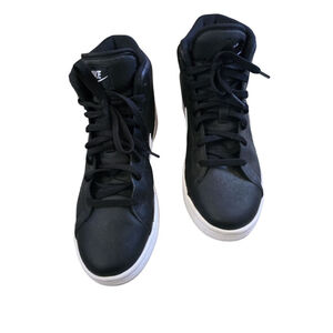Men's Nike Black & White High-Top Sneakers Size 9.5
